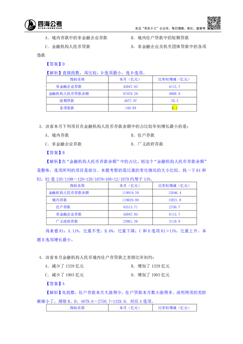 海海刷资料分析套题训练13、14随堂笔记_2026考公资料_（01）花生十三_04刷题班2026年省考四海行测2000题海海刷(1)_01.资料分析刷题_专项笔记_笔记