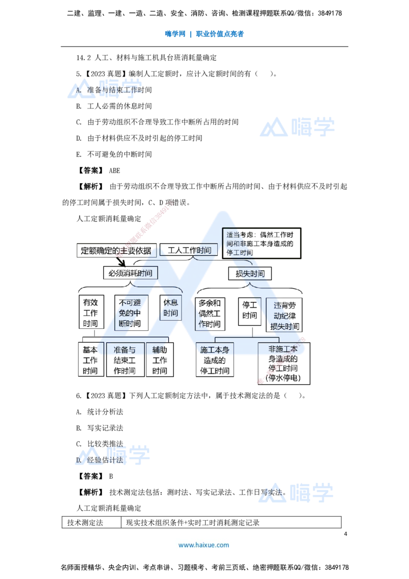 20.2025王晓波-万能母题特训-（19）第14章工程计价依据1_2026年一级建造师_2026年一建经济_2025年一建经济SVIP_03-习题精析✿实战特训✿模考通关_43-经济《万能母题特训》王晓波HX