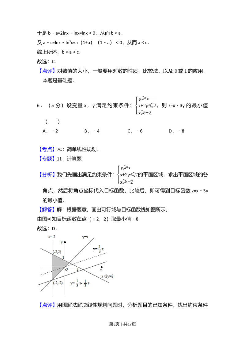 2008年高考数学试卷（文）（全国卷Ⅱ）（解析卷）_1.高考2025全国各省真题+答案_01.2008-2024全国高考真题（按省份分类）_12.内蒙古_2008-2024&middot;（内蒙古）数学高考真题