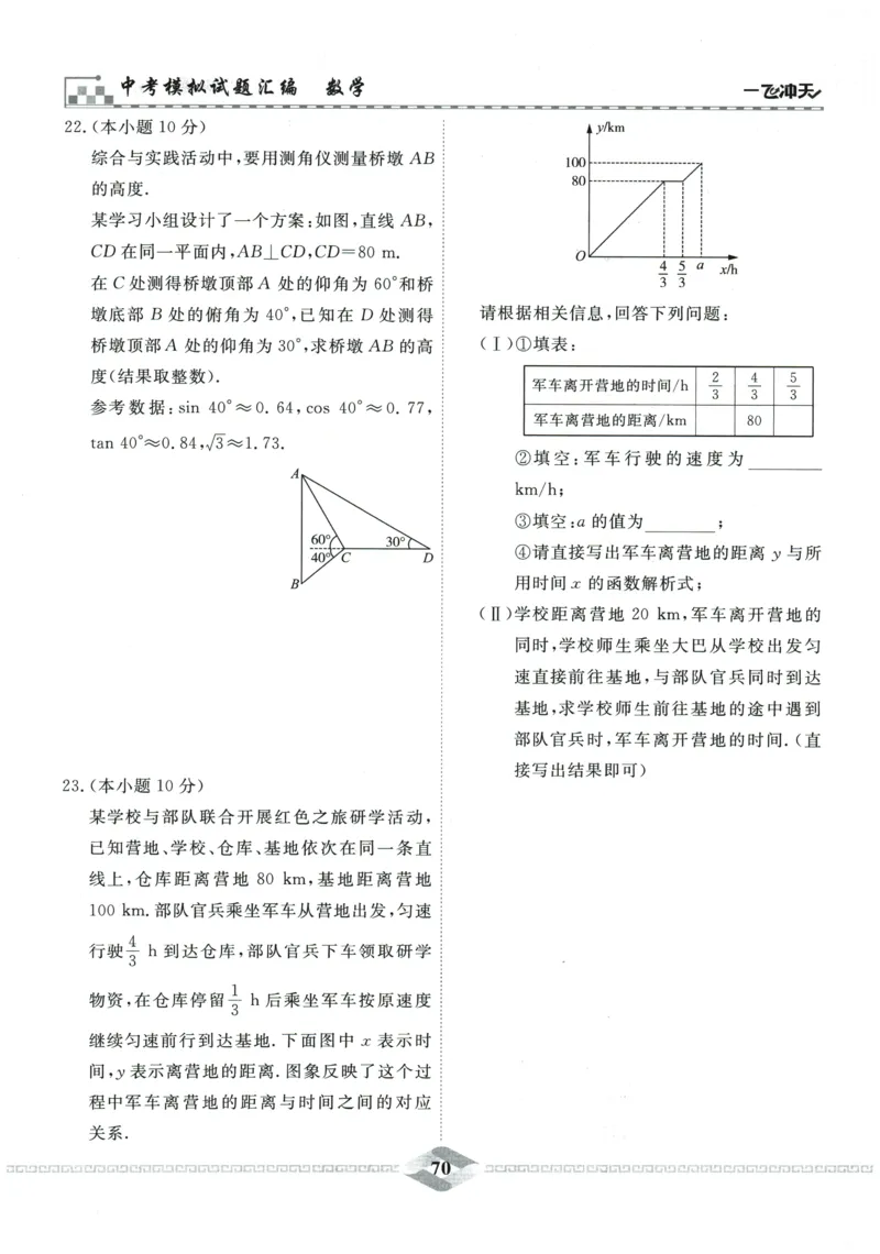2026《一飞冲天中考模拟试题汇编》数学_《一飞冲天-中考专项》2026版_一飞冲天-中考模拟试题汇编（2026版）
