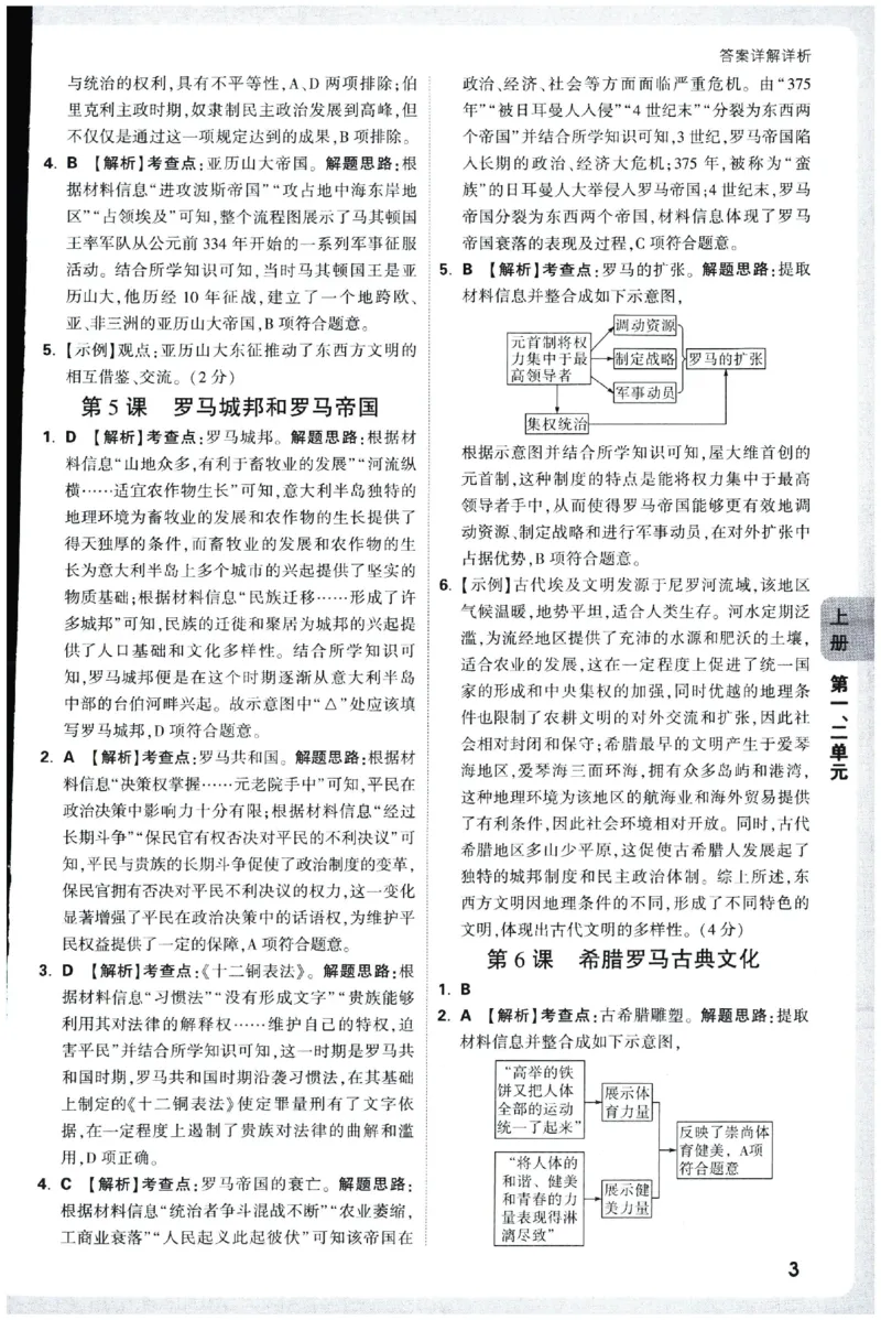 2026《初中历史情境题新考法&bull;答案册》九年级全册_2026万唯系列预习复习_2026版初中《万唯情景题》与中考新考法9年级全册（历史）