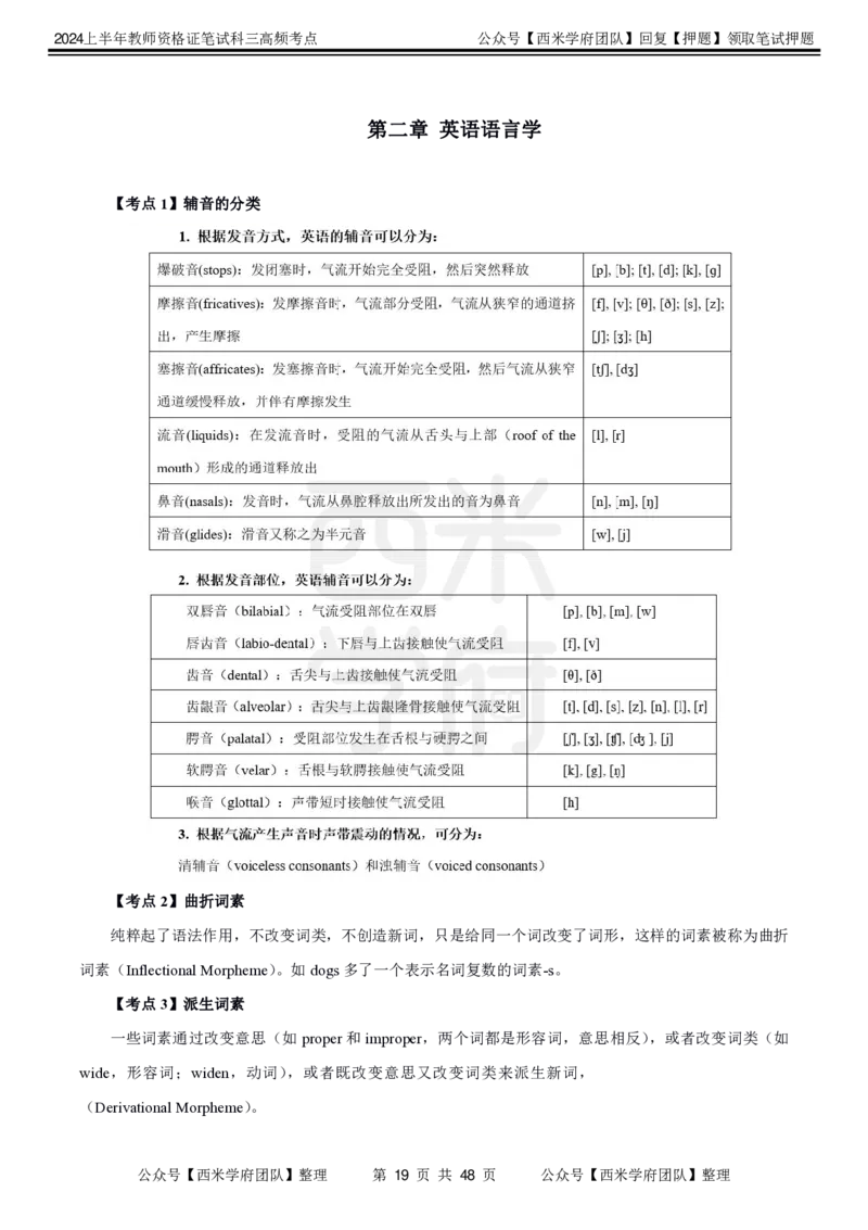 中学英语-高频考点_4-教培资料-26年最新资料-同步更新_初中高中教资_03科三专项（进去保存报考的学科即可）_01科目三FB网课、三色速记手册、知识点导图等推荐_初中