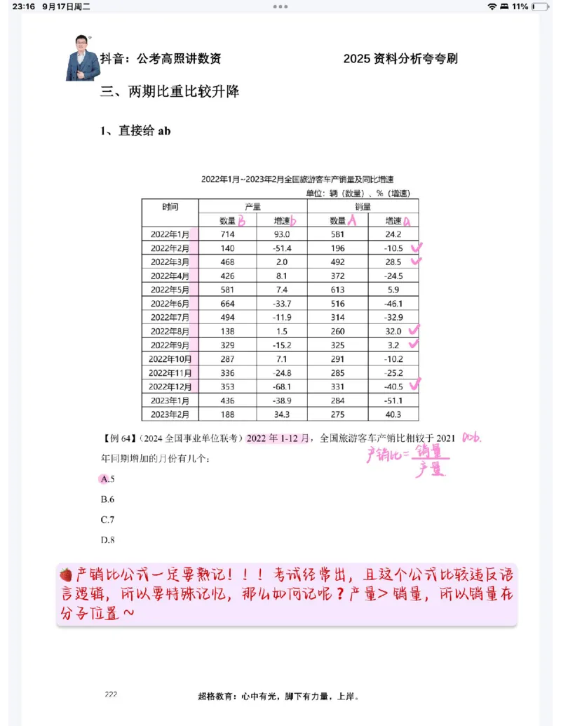 2025高照夸夸刷第八节笔记_2026考公资料_（06）高照_高照资料笔记合集_高照丨25资料分析夸夸刷听课笔记