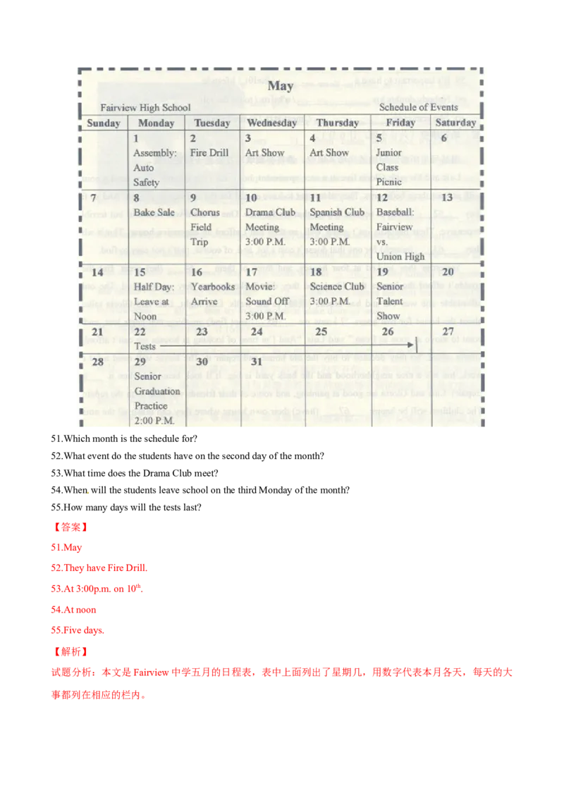 2015年中考真题精品解析英语（山东威海卷）精编word版（解析版）_中考真题_3.英语中考真题2015-2024年_2015年全国中考YINGYU144份_2015年中考真题精品解析英语（山东威海卷）精编word版