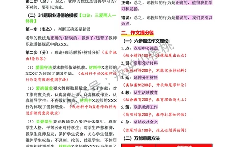 中学科一五页纸_4-教培资料-26年最新资料-同步更新_初中高中教资_2025上中学教资笔试_062025上教资笔试考前冲刺汇总_04、中学考前抢分