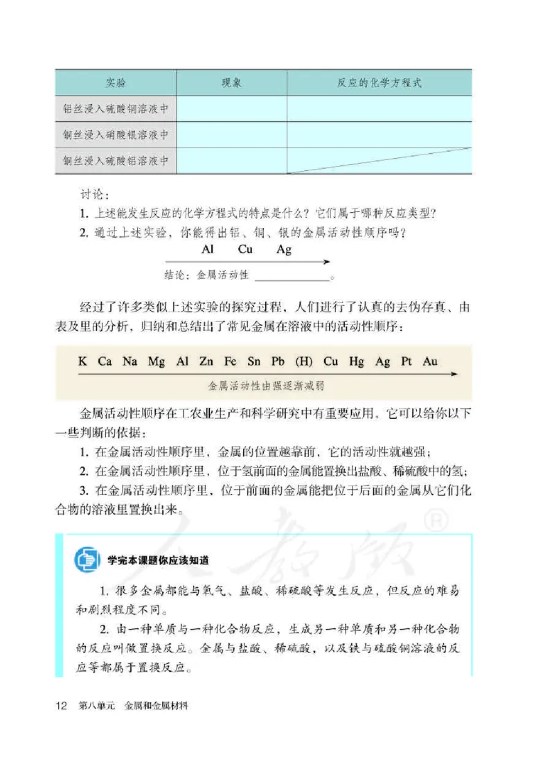 人教版9年级化学下册高清教材_4-教培资料-26年最新资料-同步更新_初中高中教资_03科三专项（进去保存报考的学科即可）_02科三专项（笔记真题思维导图教学设计版本二）