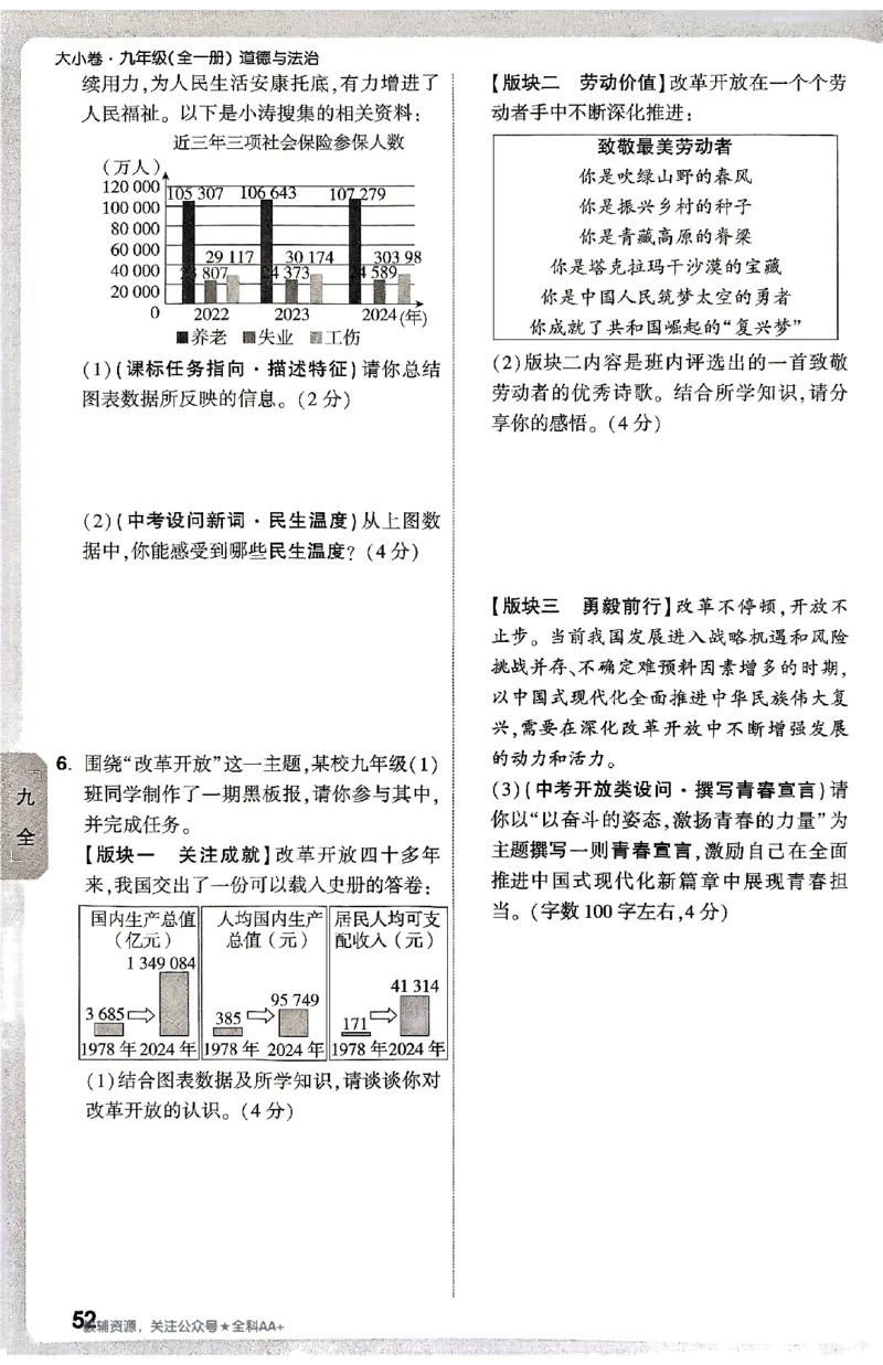 2026《万唯大小卷&bull;道法》9全周测小卷_2026万唯系列预习复习_2026版初中《万唯大小卷》9年级全册（全科多版本）_2026《万唯大小卷&bull;道法》9全