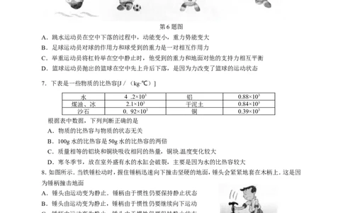 2014年江苏南京市中考物理试卷及答案_中考真题_4.物理中考真题2015-2024年_地区卷_江苏省_南京物理08-22
