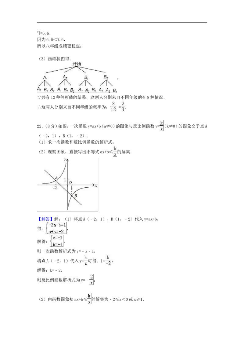 2017年广西省来宾市中考数学试卷（含解析版）_中考真题_2.数学中考真题2015-2024年_2017年全国中考数学160份