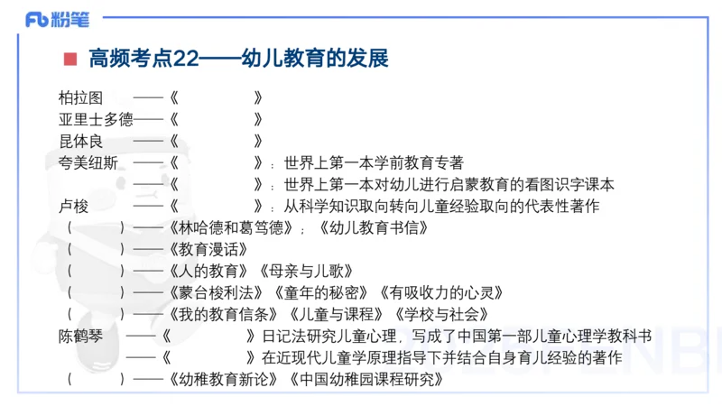 9月10日&mdash;考前重点2&mdash;青山_4-教培资料-26年最新资料-同步更新_小学教资_小学冲刺急救包_F家25下教资笔试考前重点_3.幼儿_幼儿科二考前重点_讲义