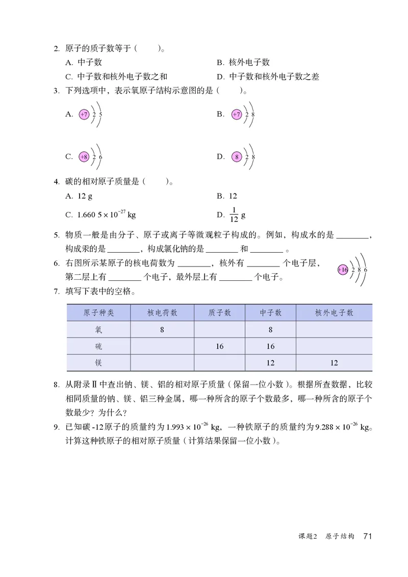 人教版9年级化学上册高清教材_4-教培资料-26年最新资料-同步更新_初中高中教资_03科三专项（进去保存报考的学科即可）_02科三专项（笔记真题思维导图教学设计版本二）