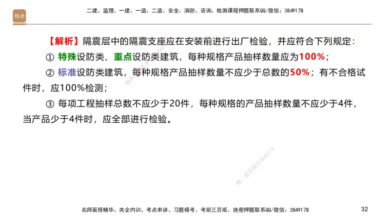 01.2025邱树建-选择速成-建筑实务1（带练）_2026年一级建造师_2026年一建建筑_2026年一建建筑SVIP_2026一建建筑SVIP_03-习题精析✿实战特训✿模考通关_讲义