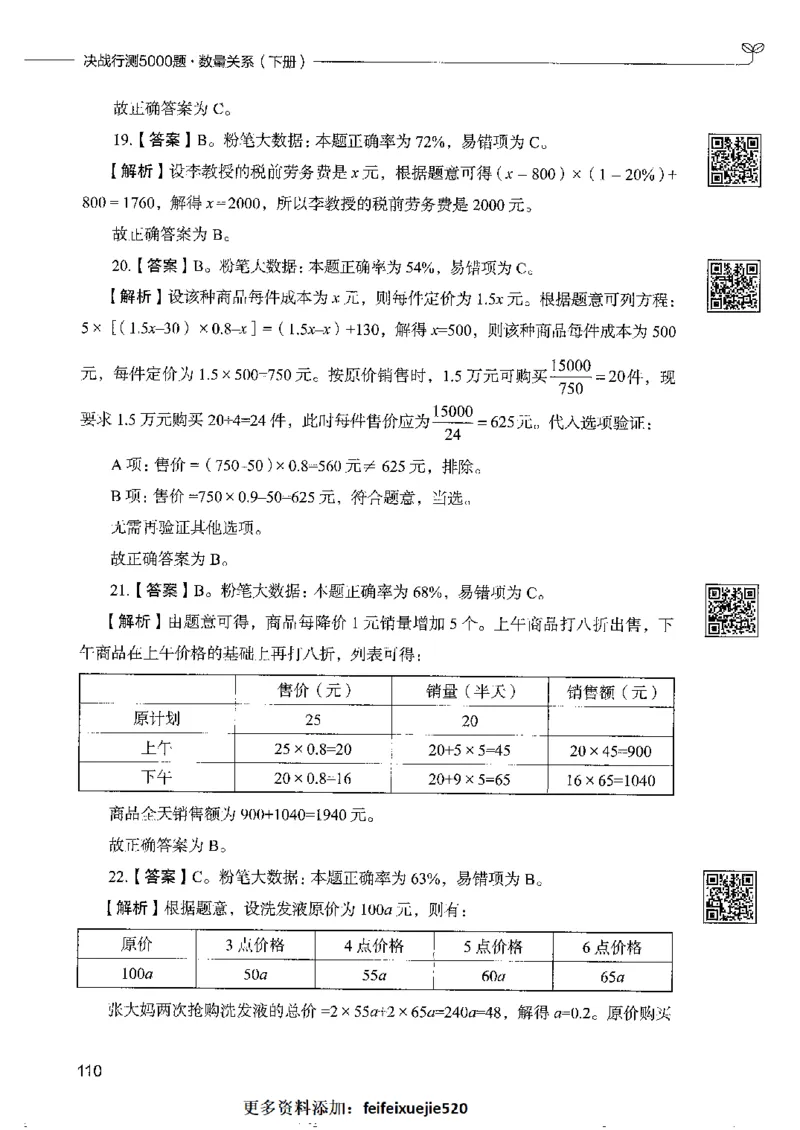 6数量关系下册_26吉林考备考资料包_11省考刷题包_04决战行测5000题_行测5000题2022年9月版次