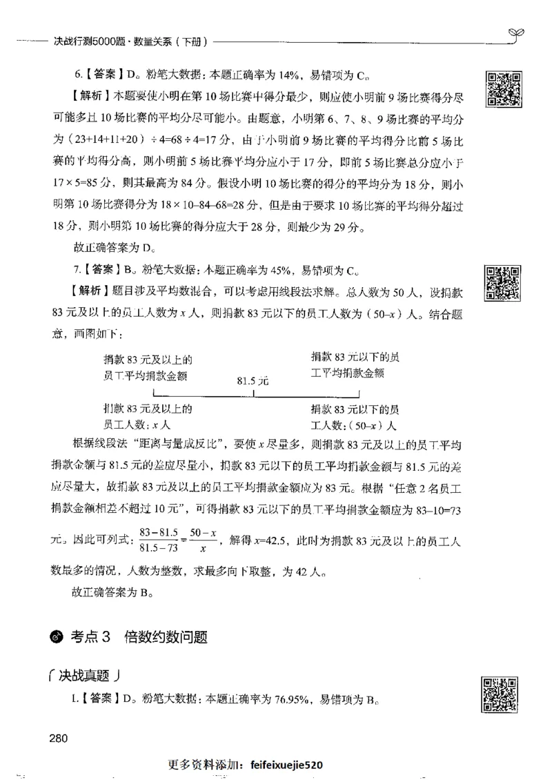 6数量关系下册_26吉林考备考资料包_11省考刷题包_04决战行测5000题_行测5000题2022年9月版次
