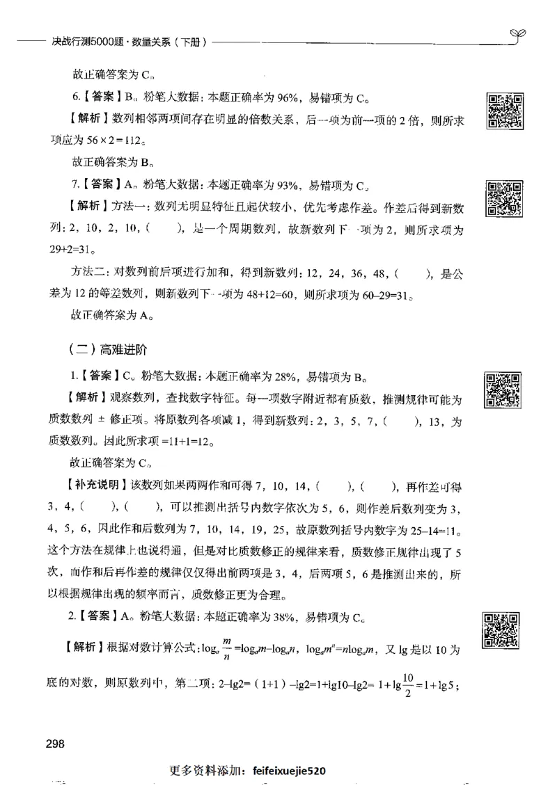 6数量关系下册_26吉林考备考资料包_11省考刷题包_04决战行测5000题_行测5000题2022年9月版次