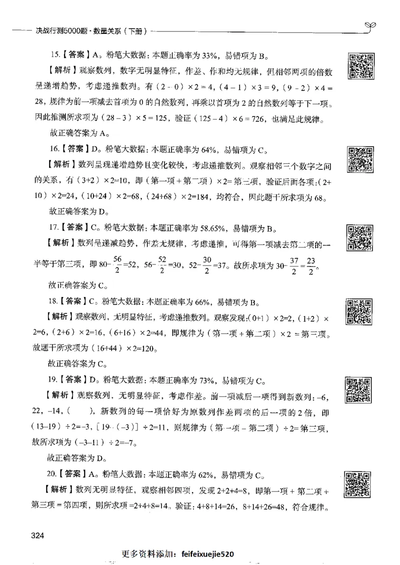 6数量关系下册_26吉林考备考资料包_11省考刷题包_04决战行测5000题_行测5000题2022年9月版次