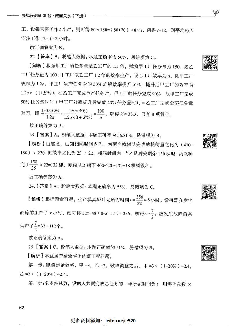 6数量关系下册_26吉林考备考资料包_11省考刷题包_04决战行测5000题_行测5000题2022年9月版次