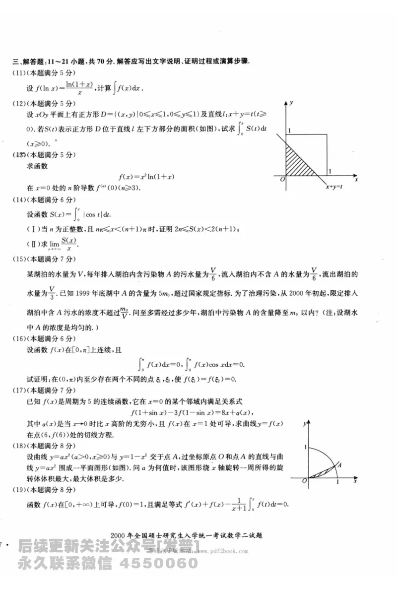 2024考研数学张宇真题大全试题分册数学二公众号：考研公众号：小乖考研免费分享_05.数学二历年真题_张老师版本数二