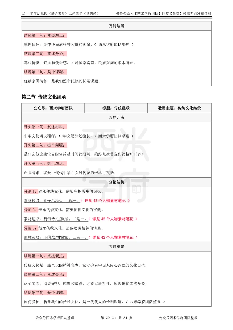 25上幼儿园-综合素质二轮笔记_4-教培资料-26年最新资料-同步更新_科一科二电子资料合集中小幼（笔记真题知识点汇总等）文件多，按需保存_各机构笔记合集（中小幼）推荐_科一