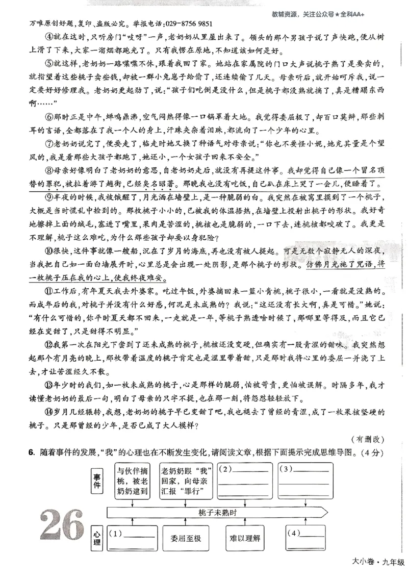 2026《万唯大小卷&bull;语文》9全大卷_2026万唯系列预习复习_2026版初中《万唯大小卷》9年级全册（全科多版本）_2026《万唯大小卷&bull;语文》9全