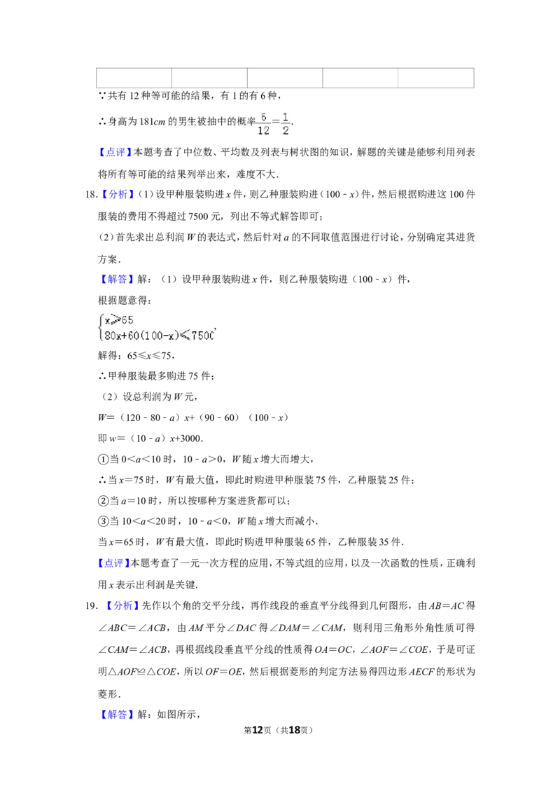 2015年山东省济宁市中考数学试卷_中考真题_2.数学中考真题2015-2024年_地区卷_山东省_济宁中考数学2010--2021年