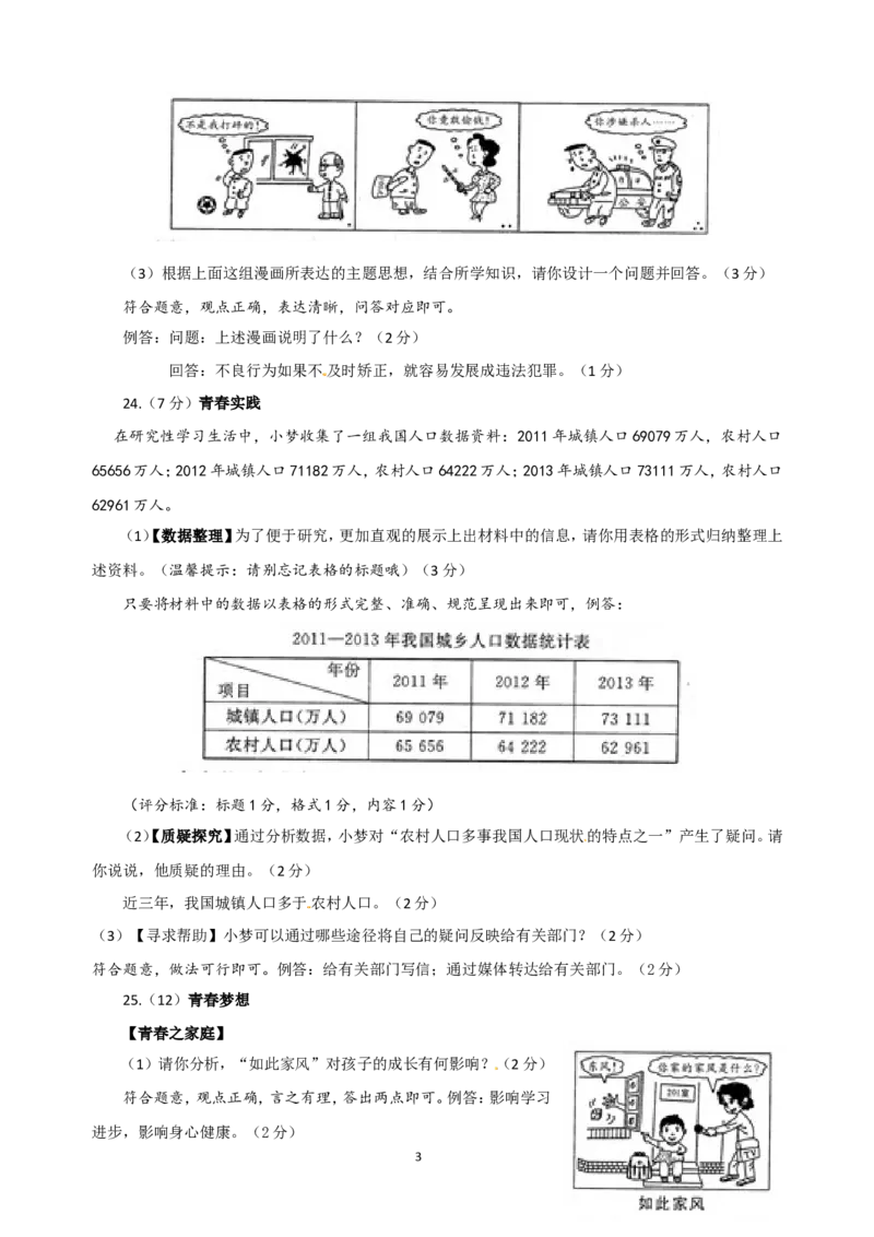 2014年陕西中考试题思想品德_中考真题_7.政治中考真题2015-2024年_地区卷_陕西思想品德08-21（陕西省统一试卷）