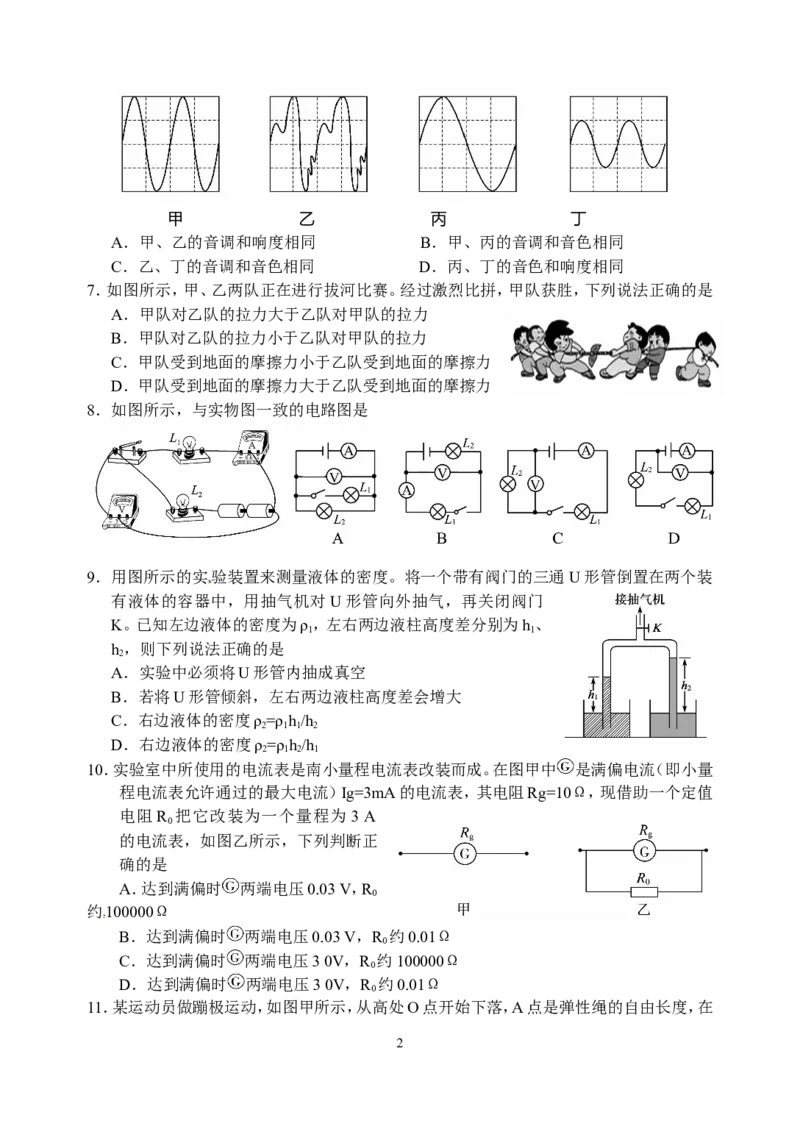 2015年德州市中考物理试题及答案_中考真题_4.物理中考真题2015-2024年_地区卷_德州物理10-20