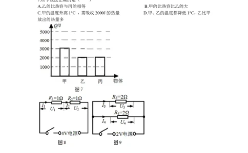 2017年广州市中考物理试题(含答案)_中考真题_4.物理中考真题2015-2024年_地区卷_广东省_广东广州中考物理2008---2022年