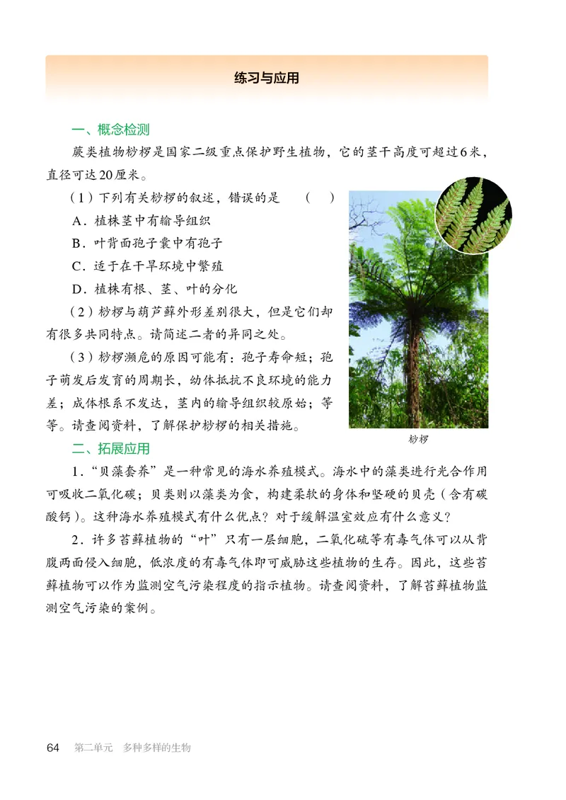 人教版7年级生物上册高清教材_4-教培资料-26年最新资料-同步更新_初中高中教资_03科三专项（进去保存报考的学科即可）_02科三专项（笔记真题思维导图教学设计版本二）