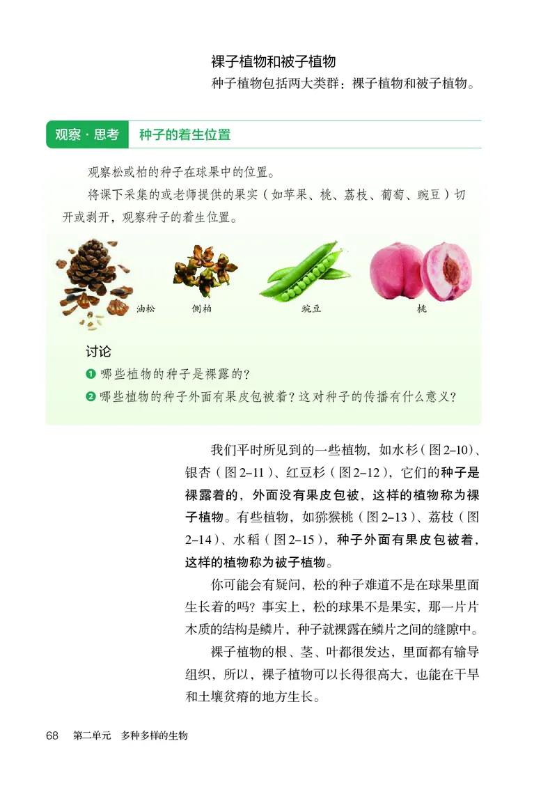 人教版7年级生物上册高清教材_4-教培资料-26年最新资料-同步更新_初中高中教资_03科三专项（进去保存报考的学科即可）_02科三专项（笔记真题思维导图教学设计版本二）