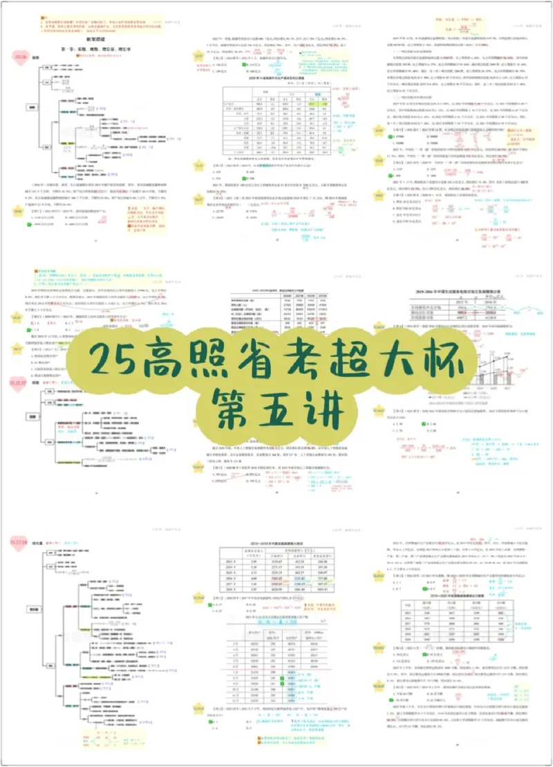 2025高照省考超大杯第5讲笔记_2026考公资料_（06）高照_高照资料笔记合集_高照丨25省考资料分析五合一笔记_版本二