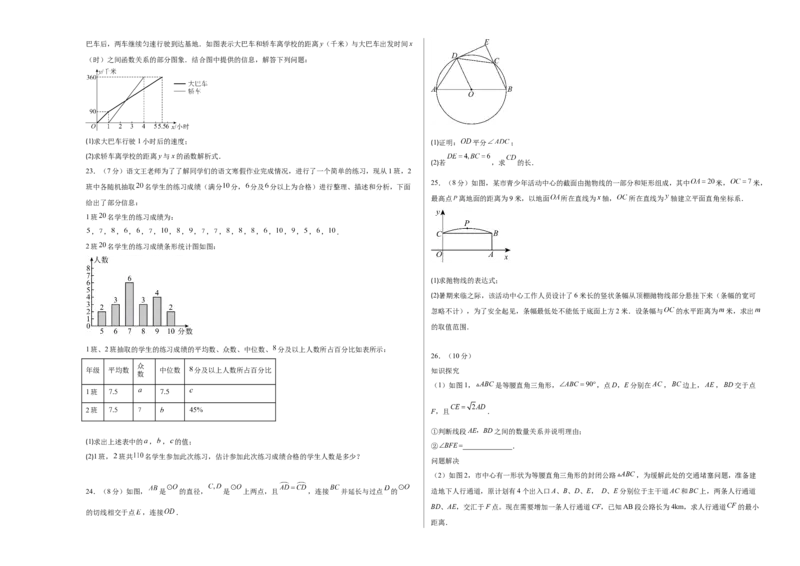 数学（考试版A3）_2数学总复习_赠送：2024中考模拟题数学_押题预测_2024年中考押题预测卷01（陕西卷）-数学（含考试版、全解全析、参考答案、答题卡）