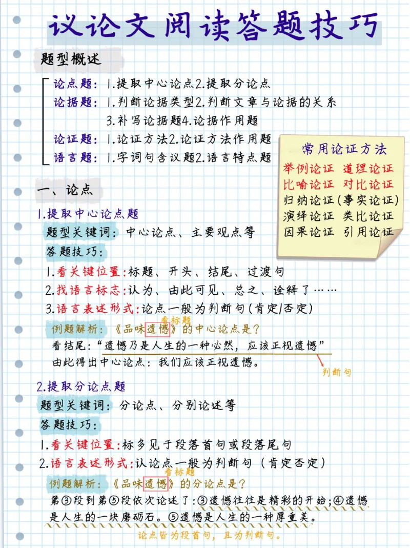 初中语文阅读理解及诗歌答题技巧_初中语文阅读理解解题技巧