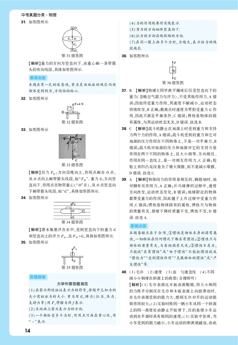 2026《中考真题分类与新考法》物理详解详细_2026万唯系列预习复习_2026版初中《万唯》中考真题分类与新考法（语数外物历道生）_2026版初中《万唯》中考真题分类与新考法（英语、物理）