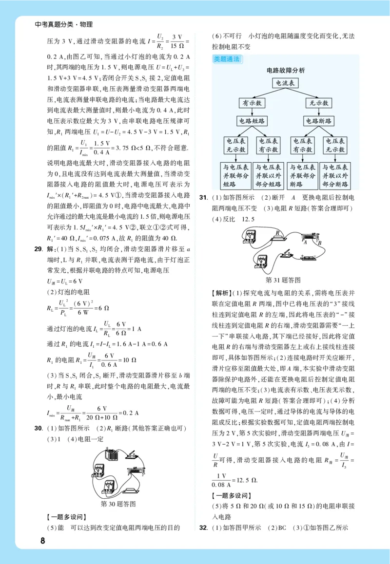 2026《中考真题分类与新考法》物理详解详细_2026万唯系列预习复习_2026版初中《万唯》中考真题分类与新考法（语数外物历道生）_2026版初中《万唯》中考真题分类与新考法（英语、物理）