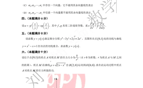 1988考研数学一、二、三真题公众号：小乖考研免费分享_05.数学二历年真题_普通版本数学二_1987-2016考研数学二真题及答案解析