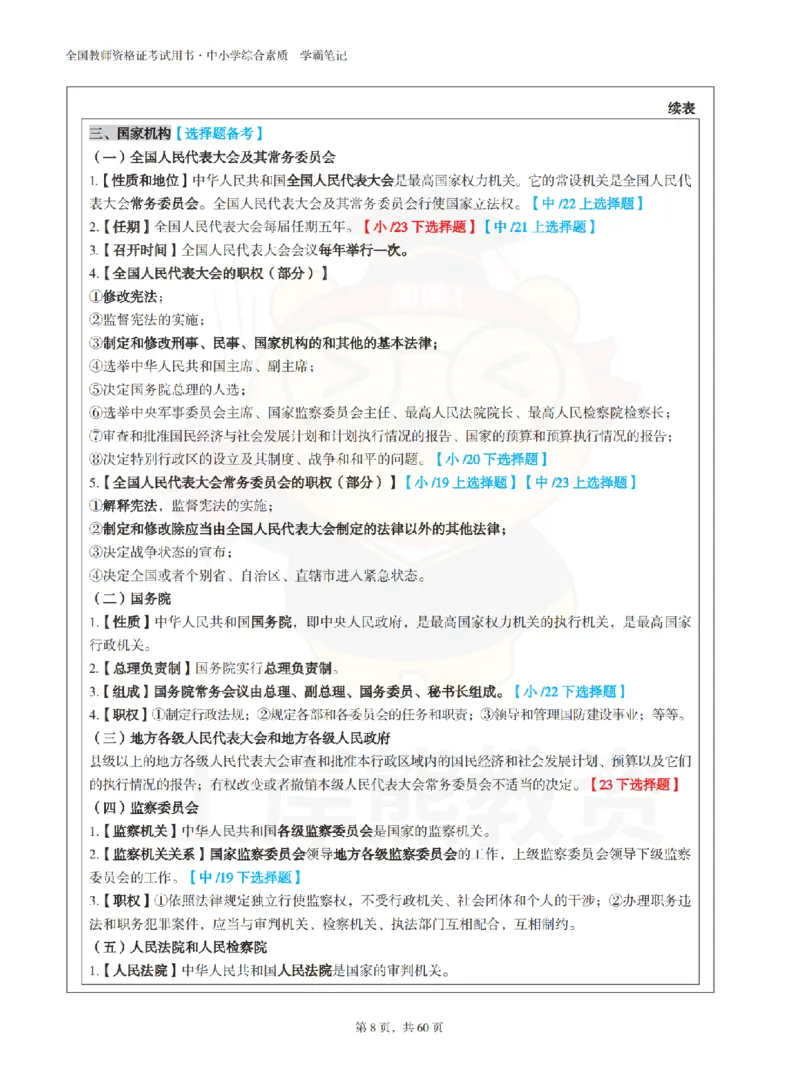 中小学《综合素质》上岸熊学霸笔记-上岸熊_4-教培资料-26年最新资料-同步更新_初中高中教资_2025上中学教资笔试_062025上教资笔试考前冲刺汇总_02、重点笔记-第一轮+第二轮