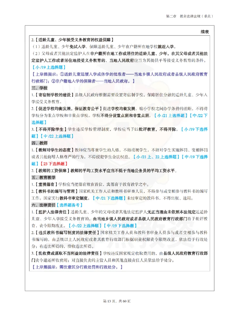 中小学《综合素质》上岸熊学霸笔记-上岸熊_4-教培资料-26年最新资料-同步更新_初中高中教资_2025上中学教资笔试_062025上教资笔试考前冲刺汇总_02、重点笔记-第一轮+第二轮