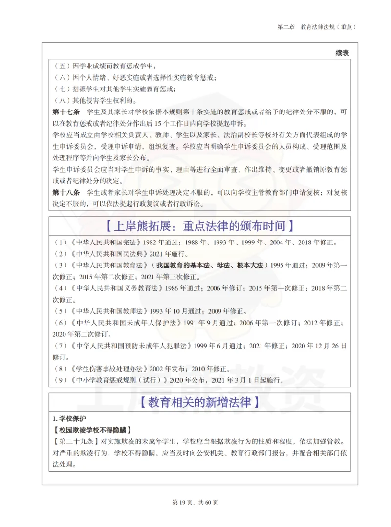 中小学《综合素质》上岸熊学霸笔记-上岸熊_4-教培资料-26年最新资料-同步更新_初中高中教资_2025上中学教资笔试_062025上教资笔试考前冲刺汇总_02、重点笔记-第一轮+第二轮