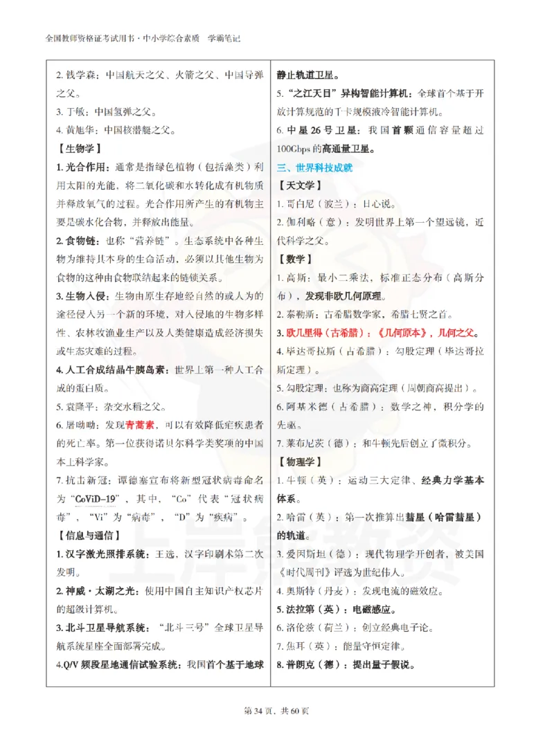 中小学《综合素质》上岸熊学霸笔记-上岸熊_4-教培资料-26年最新资料-同步更新_初中高中教资_2025上中学教资笔试_062025上教资笔试考前冲刺汇总_02、重点笔记-第一轮+第二轮