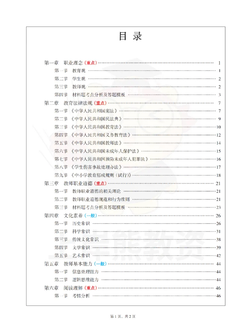 中小学《综合素质》上岸熊学霸笔记-上岸熊_4-教培资料-26年最新资料-同步更新_初中高中教资_2025上中学教资笔试_062025上教资笔试考前冲刺汇总_02、重点笔记-第一轮+第二轮