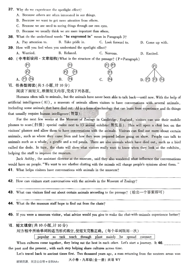 2026《万唯大小卷&bull;英语》9全大卷(WY)_2026万唯系列预习复习_2026版初中《万唯大小卷》9年级全册（全科多版本）_2026《万唯大小卷&bull;英语》9全(WY)