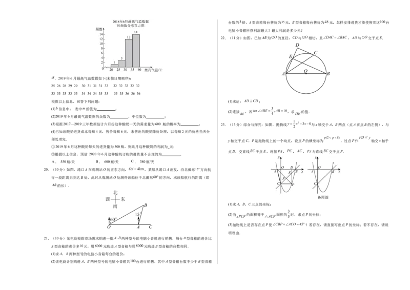 数学（新疆卷）（考试版A3）_2数学总复习_赠送：2024中考模拟题数学_二模_数学（新疆卷）-：2024年中考第二次模拟考试