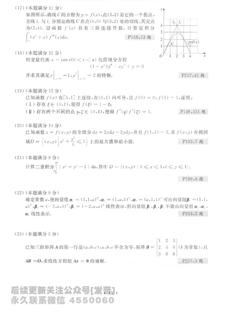2023考研数学李永乐数学历年真题全精解析（数学二）1987-2008公众号：小乖考研免费分享_05.数学二历年真题_李老师版本数学二_李永乐历年真题全精解析（数学二）1987-2008