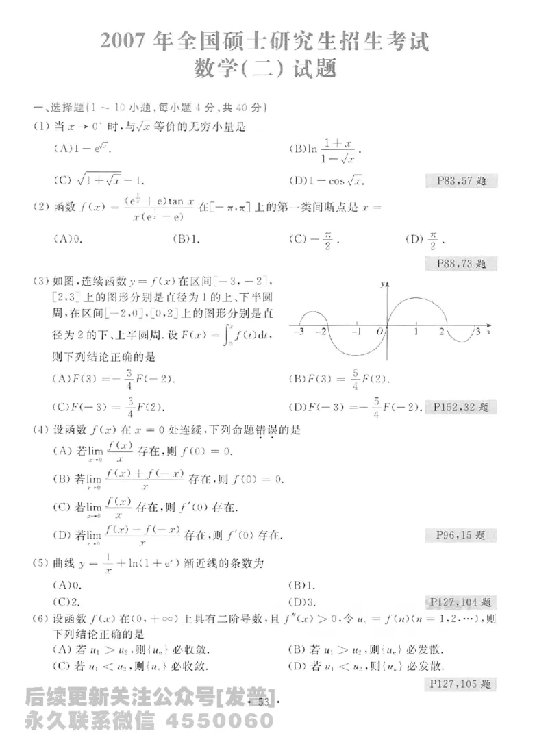 2023考研数学李永乐数学历年真题全精解析（数学二）1987-2008公众号：小乖考研免费分享_05.数学二历年真题_李老师版本数学二_李永乐历年真题全精解析（数学二）1987-2008