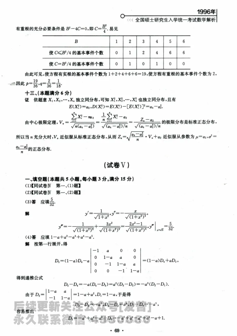 2024考研数学张宇真题大全解析分册数学三公众号：考研公众号：小乖考研免费分享_06.数学三历年真题_张老师版本数三