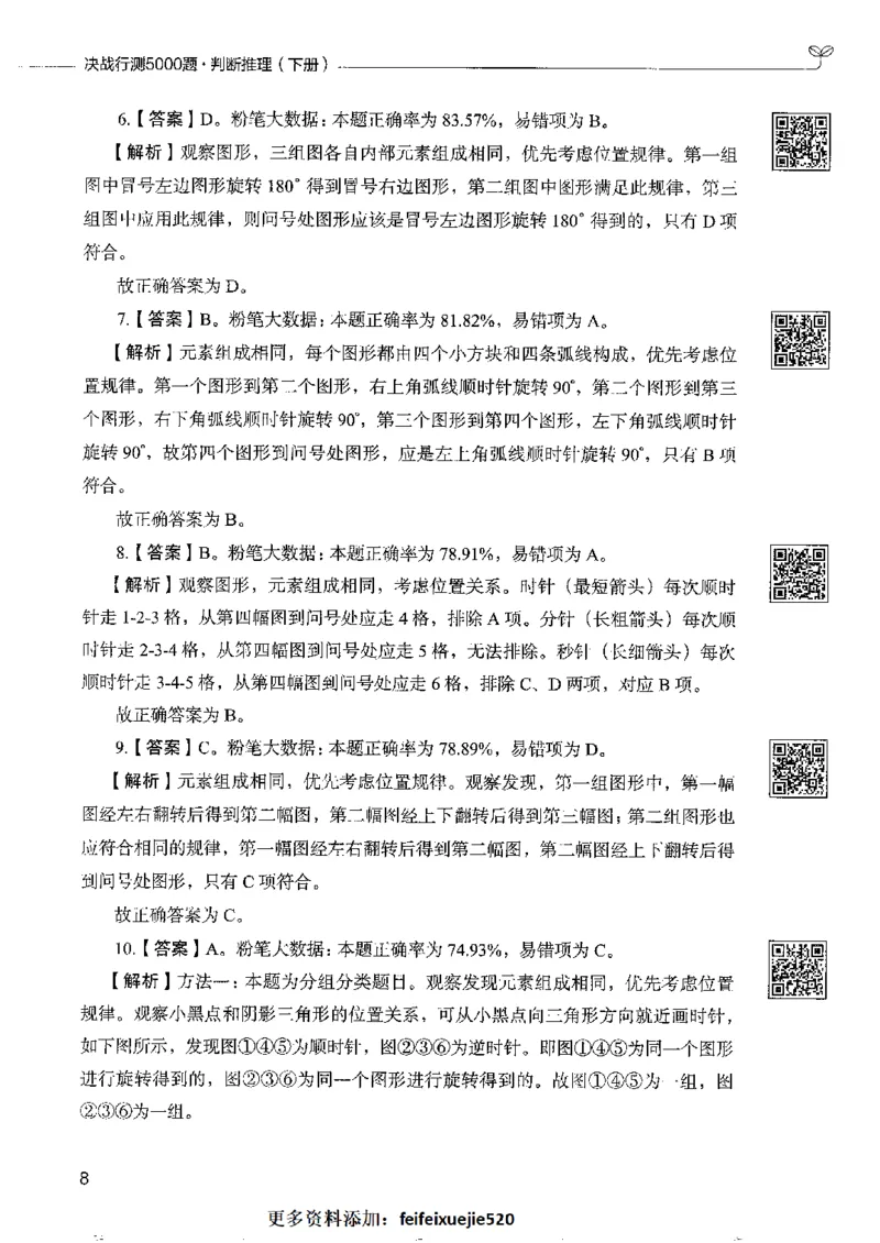 4判断推理下册_26吉林考备考资料包_11省考刷题包_04决战行测5000题_行测5000题2022年9月版次