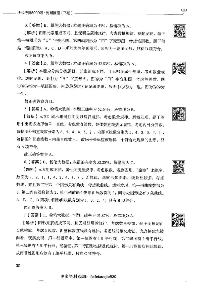 4判断推理下册_26吉林考备考资料包_11省考刷题包_04决战行测5000题_行测5000题2022年9月版次