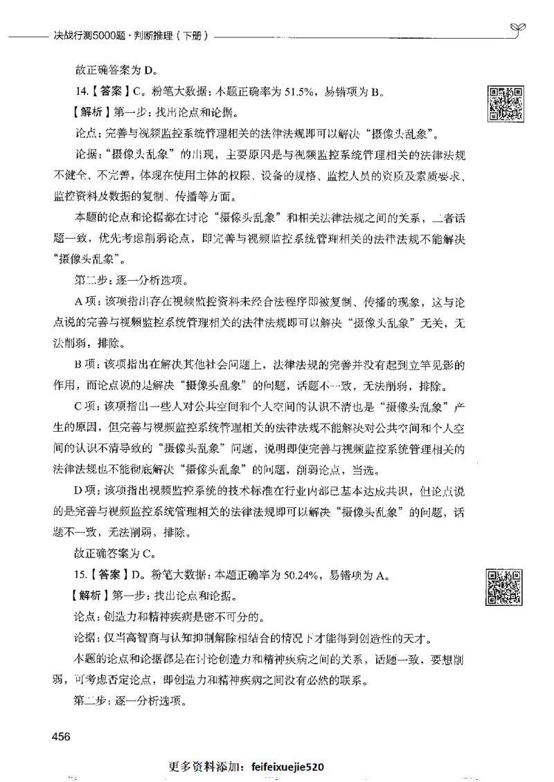 4判断推理下册_26吉林考备考资料包_11省考刷题包_04决战行测5000题_行测5000题2022年9月版次