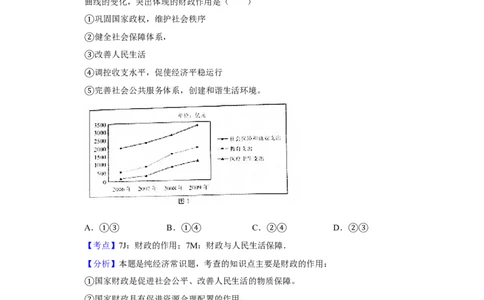 2010年高考政治试卷（天津）（解析卷）_1.高考2025全国各省真题+答案_01.2008-2024全国高考真题（按省份分类）_30.天津_2008-2024&middot;（天津）政治高考真题
